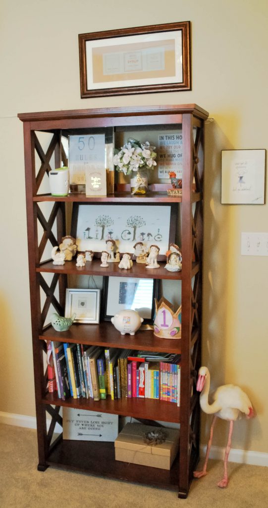 LC's tall bookshelf