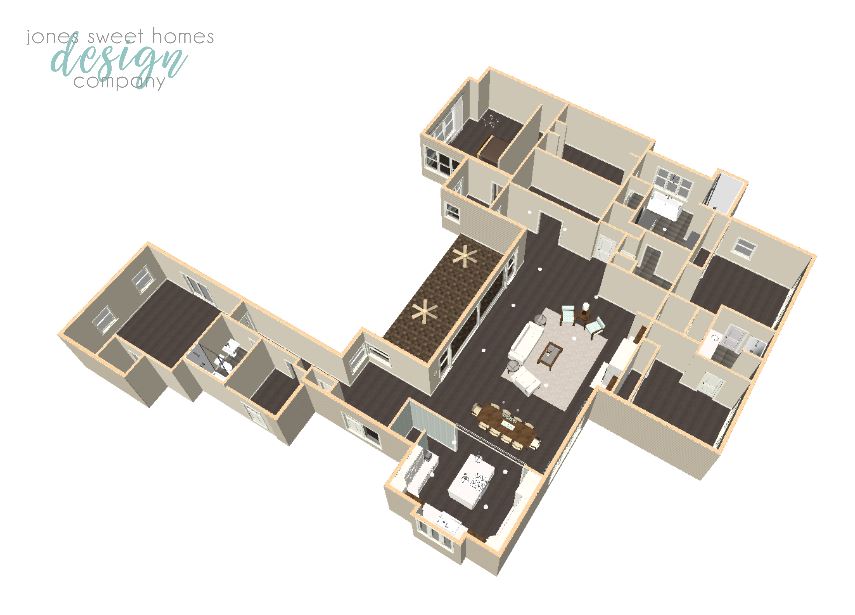Creating Floor Plans in 3D - Jones Sweet Homes blog