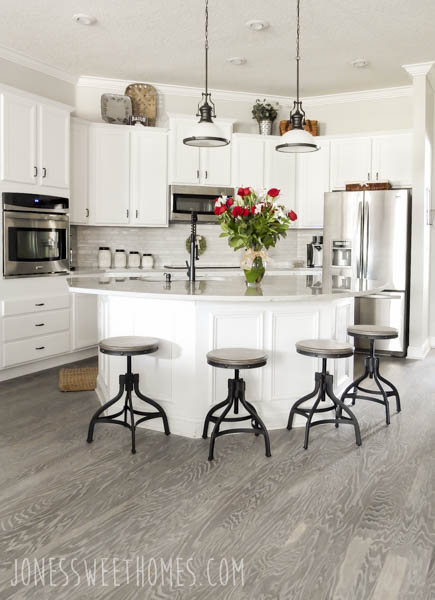Grey Wood Floor Stain - Jones Sweet Homes blog