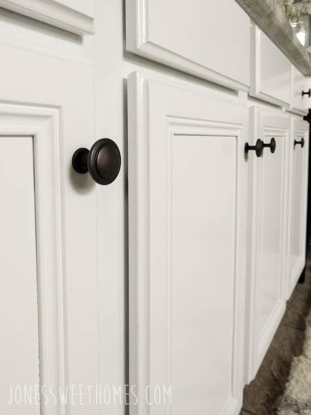Painting Cabinets DIY - Jones Sweet Homes Blog